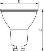 Reflektorová LED žárovka PHILIPS MASTER LEDspot Value D 4.7-50W GU10 827