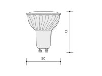 SMD 18 LED DELUXE GU10 teplá