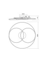 Stropní svítidlo CENTRIX PL LED 92W 3000K SW REDO 01-2971