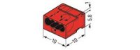 Spojovací krabicová svorka MICRO pro plné vodiče 4x 0,6-0,8mm WAGO 243-804
