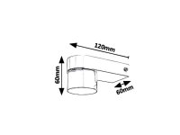 Liam LED 5W IP44 chrom RABALUX 6230