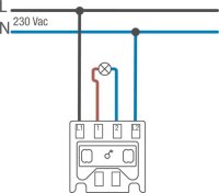 HYDRO-spínač č.2 (bez krabice) - automatické svorky NIKO 700-31205