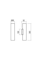 Nástěnné svítidlo CORINTH AP 2X7W GU10 H300 SWH REDO 01-3416