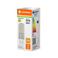 LED PIN60 4.9W 827 CL G9 P         LEDV