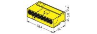 Spojovací krabicová svorka MICRO pro plné vodiče 8x 0,6-0,8mm WAGO 243-508