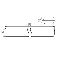 Prachotěsné LED svítidlo MAH LED HI 38W-NW RYF KANLUX 22607