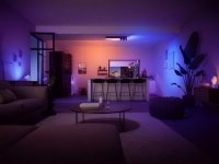 Philips Hue WACA RGB Centris stropní + 3-spot černá délka 87 cm 3550lm