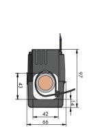 Transformátor proudu s děleným jádrem, 300A/1A WAGO 855-5001/300-001