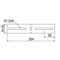 Spojka tvarovací žebříku POLAR STP-1B 100 ''SZ'' ARKYS ARB-24211310