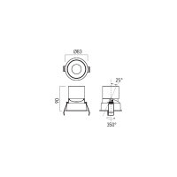 XPIT RND. ADJ. RECESSED SPOT LIGHT 12W 4