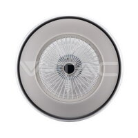 50W LED Box Fan With Ceiling Light RF Co