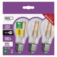 LED žárovka Filament A60 E27 3,8W (60W) 806 lm neutrální bílá EMOS ZF5148.3