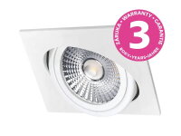 Výklopný LED podhled VP COB bodovka 6W, hranatý bílý neutrální PANLUX PN14300054