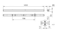 Světelná lišta CoreLine PHILIPS BN126C LED32S/830 PSU L1500