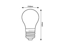 Fil. LED, E27 A60, 7W, 1520lm, 3000K RABALUX 79019