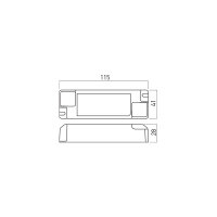 DRIVER CC 500mA 20W 25-40V DC IP20