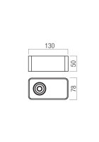 Stropní svítidlo YUKI PL LED 6.2W 2700K FOGGY NICKEL TRIAC REDO 01-4228