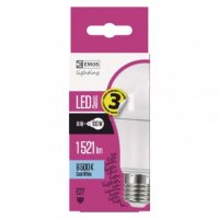LED žárovka Classic A60/E27/13,2 W (100 W)/1 521 lm/studená bílá EMOS ZQ5162