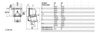 Přívodka nástěnná s klapkou 16A 5p 400V IP44 6h Quick-Connect BALS 24414