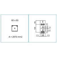 TA-N 60X60 W 01856 Podparapetní přístrojový kanál, 60x60 - bílá IBOCO B01856