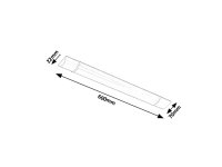 Batten light LED 20W IP20 bílá RABALUX 1451