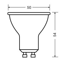 Světelný zdroj LEDVANCE LED VALUE PAR16 80 36 ° 6.9 W/2700 K GU10