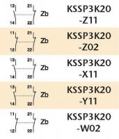 Koncový bezpečnostní spínač plastový, hlava nastavitelná o 90° KSSP3K20W02