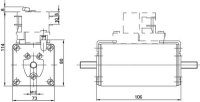 Nožová pojistka G3LM aR 800A/1000V DC ETI 004305636