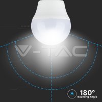 LED žárovka V-TAC 5.5W E27 G45 6400K CRI 95+ VT-2216