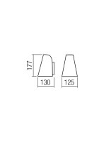 Nástěnné svítidlo ALVAR AP GU10 1X35W IP44 WH REDO 9528