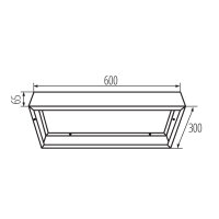 ADTR-H 3060 W Rámeček pro LED panel KANLUX 33393