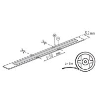 LCOB 10W/M 24 IP65-WW Pásek LED COB KANLUX 33352