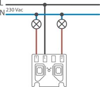 HYDRO-spínač č.5, (bez krabice) - automatické svorky NIKO 700-31505