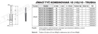 Jímací tyč kombinovaná 16/10-trubka JR 1,5 16/10t AlMgSi TREMIS VN3175