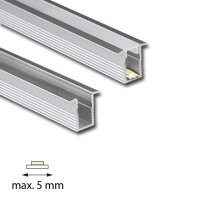 Vestavný hliníkový profil VN, 13x12mm, matný difuzoru, 2m MCLED ML-761.029.43.2