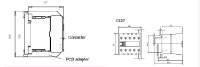 Miniaturní stykač ETI CE07.01-24V-50/60Hz 3p 3xNO+1xNC 16A(AC1)/7A(AC3 400V)