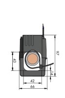 Transformátor proudu s děleným jádrem, 750A/1A WAGO 855-5001/750-000