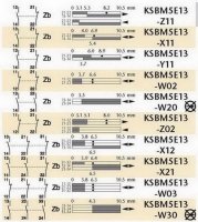 Koncový spínač kovový s nerezovou kladkou, šířka 40mm KSBM5E13Z11