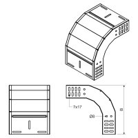 Stoupající oblouk 35x200 žárový zinek (Jupiter) KOPOS SO 90X35X200_F