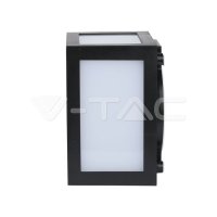 12W LED Wall Light Black Body 4000K,  VT