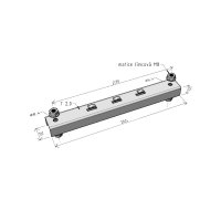 Podpěra PZMP 200 'ŽZ' pro žlab 100/50, 100/100, 200/50, 200/100 ARKYS ARK-226220