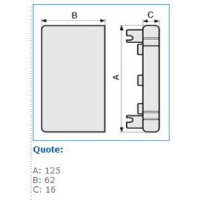 LAN 120x60 G 02255 LAN 120X60 G TERMINALE IBOCO B02255