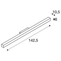 Q-LINE, nástěnné svítidlo, LED, 3000K, bílé    SLV 1000668