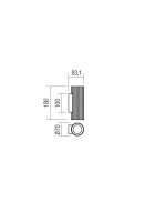 Nástěnné svítidlo DELPHI AP 2X50W GU10 MWH REDO 01-2550