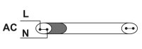 T8,G13,18W,1850lm,4000K,120cm,sklo,jednostr. ECOLITE LEDTUBE-S-120/18W/4000/1