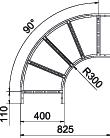 OBO LB 90 640 R3 A2 Oblouk 90°