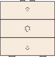 NHC 3násobný ovladač+LED 1x stmívání -CREAM NIKO 100-52043