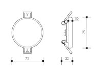 Koupelnové svítidlo LED DOWNLIGHT ROUND IP66 6W 4000K + DIM PANLUX PN14300014