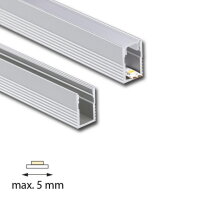 Přisazený hliníkový profil PV, 8x12mm, matný difuzoru, 2m MCLED ML-761.028.43.2