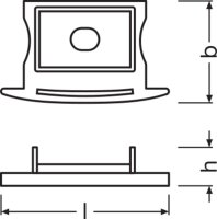 LEDVANCE Medium Profiles for LED Strips -PM05/EC/H